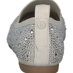 La Strada 2031004, Slipper, Damen, beige knitted stones