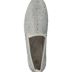 La Strada 2031004, Slipper, Damen, beige knitted stones