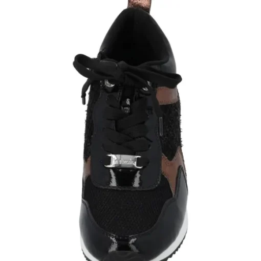 La Strada 2303455-1045 SNEAKER, Schnürschuhe, Damen, BLACK/BRONZE/MESH