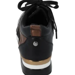 La Strada 2303455-1045 SNEAKER, Schnürschuhe, Damen, BLACK/BRONZE/MESH