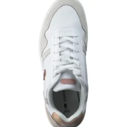 Lacoste T-Clip 44SFA0063, Schnürschuhe, Damen, White / Light Pink / Beige