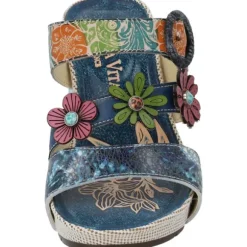 Laura Vita Barry 05, Plateau-Pantoletten, Damen, jeans