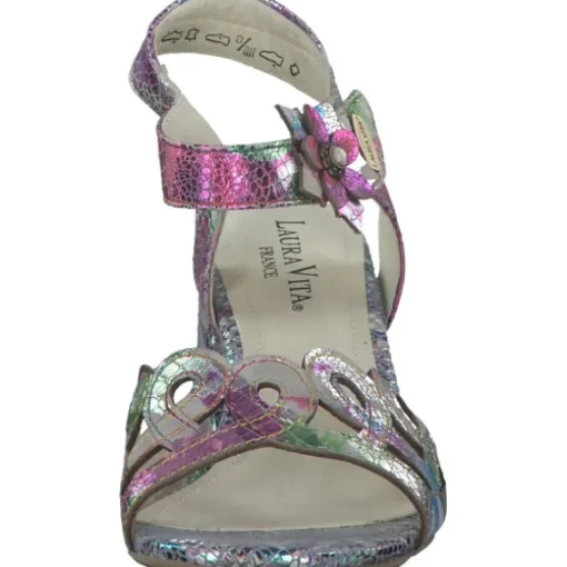 Laura Vita Jachino 10, Plateau-Sandaletten, Damen, blu
