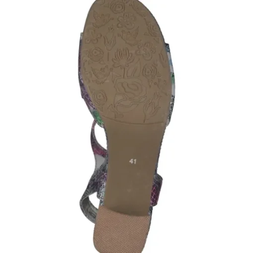 Laura Vita Jachino 10, Plateau-Sandaletten, Damen, blu