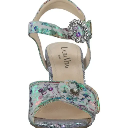 Laura Vita Jacob 11, Plateau-Sandaletten, Damen, blanc