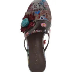 Laura Vita Luciao 16, Plateau-Pantoletten, Damen, Grau