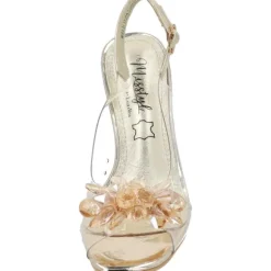 Laura Vita Mira 01, Plateau-Sandaletten, Damen, Dore (Beige)