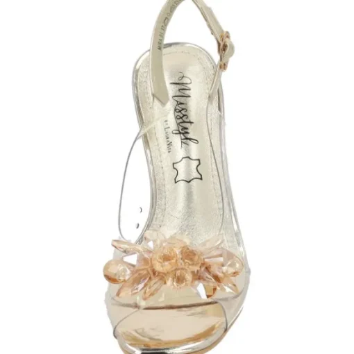Laura Vita Mira 01, Plateau-Sandaletten, Damen, Dore (Beige)