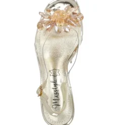 Laura Vita Mira 01, Plateau-Sandaletten, Damen, Dore (Beige)