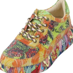 Laura Vita Nikito 02, Schnürschuhe, Damen, Mehrfarbig/Gelb