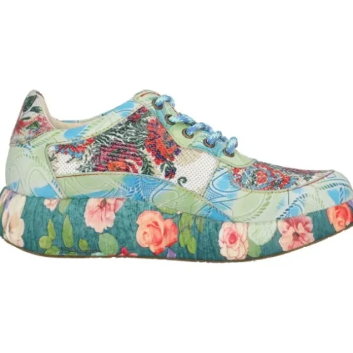 Laura Vita Nikito 02, Schnürschuhe, Damen, Mehrfarbig/Blau