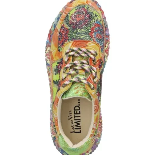 Laura Vita Nikito 02, Schnürschuhe, Damen, Mehrfarbig/Gelb