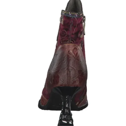 Laura Vita Oliveo 01, Stiefeletten, Damen, Rot