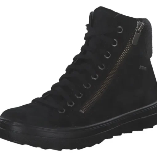 Legero 2-009635-0000 MIRA, Schnürstiefel, Damen, schwarz (schwarz)