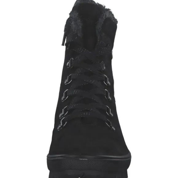 Legero 2-000530-0000 NOVARA, Schnürstiefel, Damen, schwarz (schwarz)