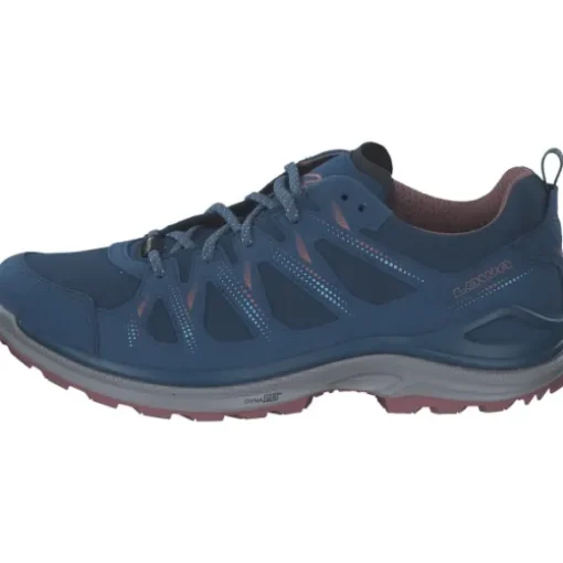 Lowa Innox Evo II GTX 321417, Schnürschuhe, Damen, stahlblau/altrosa