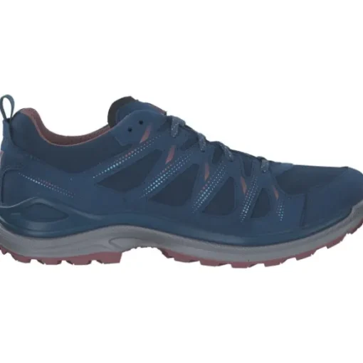 Lowa Innox Evo II GTX 321417, Schnürschuhe, Damen, stahlblau/altrosa