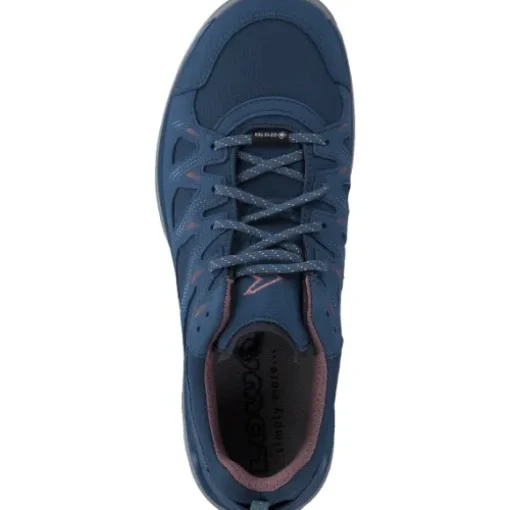 Lowa Innox Evo II GTX 321417, Schnürschuhe, Damen, stahlblau/altrosa