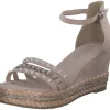 Marco Tozzi 88303-20, Keilsandaletten, Damen, POWDER