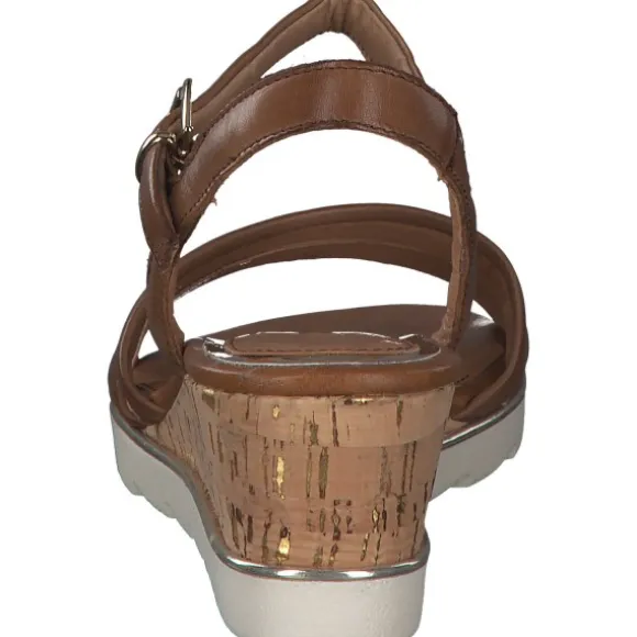 Marco Tozzi 28724, Keilsandaletten, Damen, Braun