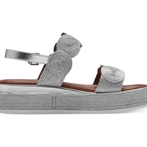 Marco Tozzi 28760, Keilsandaletten, Damen, SILVER