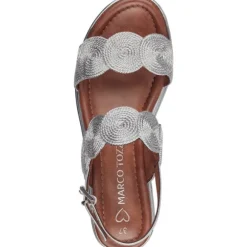 Marco Tozzi 28760, Keilsandaletten, Damen, SILVER