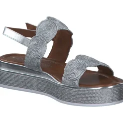 Marco Tozzi 28760, Keilsandaletten, Damen, SILVER