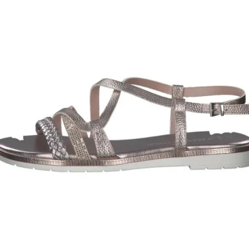 Marco Tozzi 2-28616-42/532 M2861642, Keilsandaletten, Damen, ROSE MET. COMB