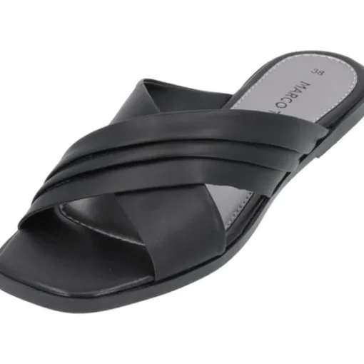 Marco Tozzi 27171, Pantoletten, Damen, Schwarz