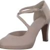Marco Tozzi 24402, Plateau-Pumps, Damen, POWDER