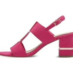 Marco Tozzi 28314, Plateau-Sandaletten, Damen, PINK/RED