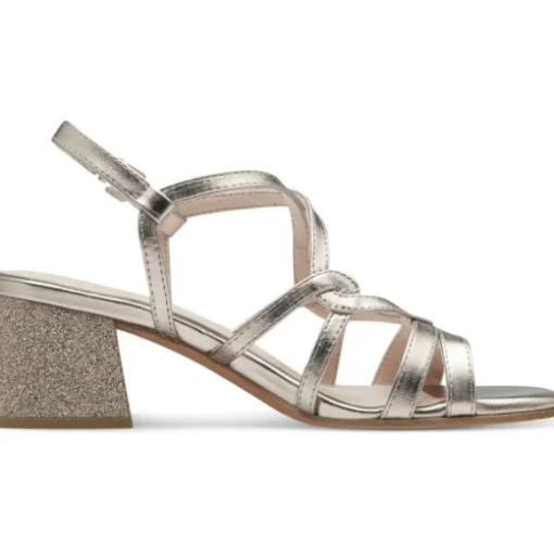 Marco Tozzi 28359, Plateau-Sandaletten, Damen, rose metallic