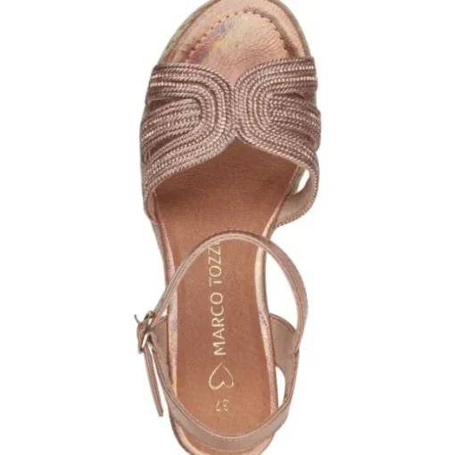 Marco Tozzi 28370, Plateau-Sandaletten, Damen, ROSE MET. COMB
