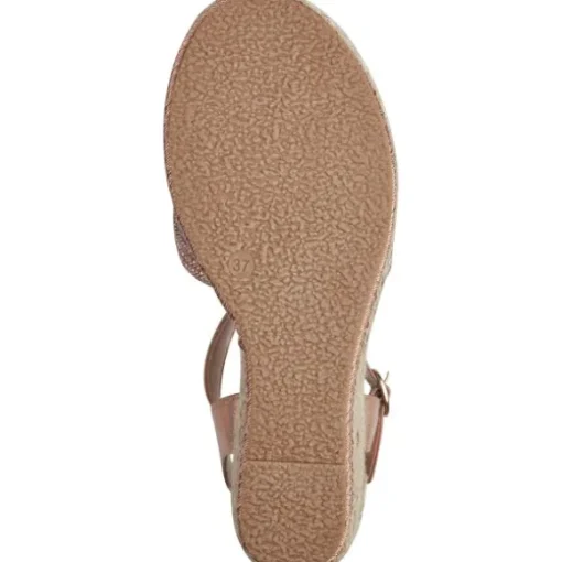 Marco Tozzi 28370, Plateau-Sandaletten, Damen, ROSE MET. COMB