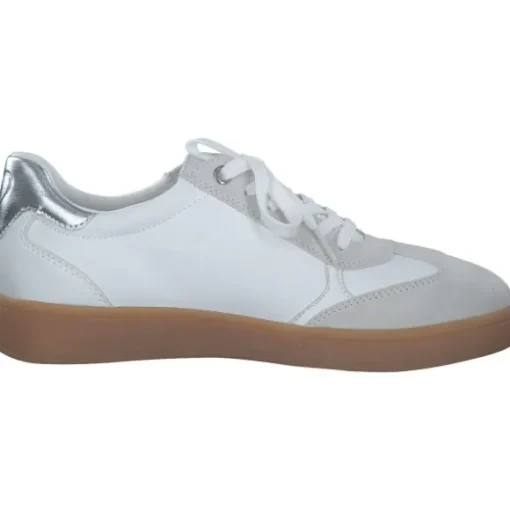 Marco Tozzi 23739-44, Schnürschuhe, Damen, WHITE/SILVER