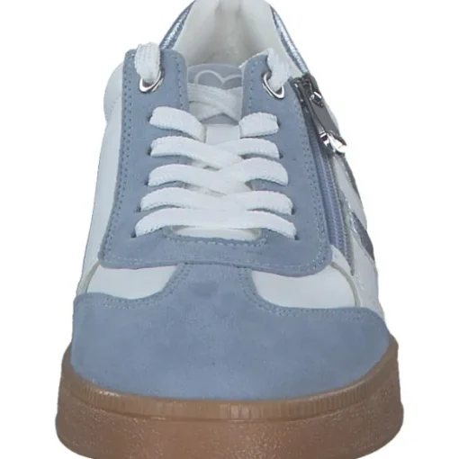 Marco Tozzi 23739-44, Schnürschuhe, Damen, WHITE/LT.BLUE COMB