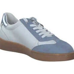 Marco Tozzi 23739-44, Schnürschuhe, Damen, WHITE/LT.BLUE COMB