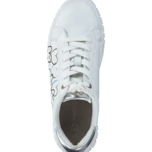 Marco Tozzi 23711-44, Schnürschuhe, Damen, white/gold