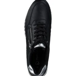 Marco Tozzi 23782, Schnürschuhe, Damen, BLACK/GUN MTL