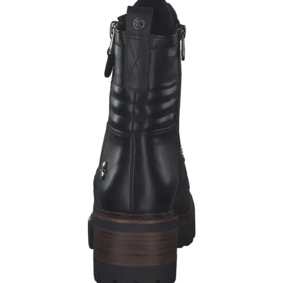 Marco Tozzi 85211, Schnürstiefeletten, Damen, black antic