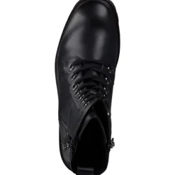 Marco Tozzi 85211, Schnürstiefeletten, Damen, black antic