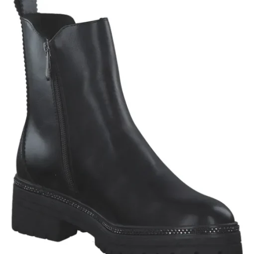 Marco Tozzi 2-25443-43/001, Stiefeletten, Damen, Schwarz (Black)