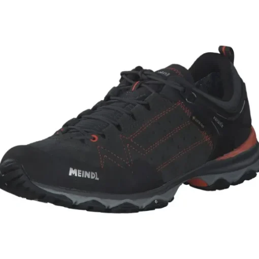 Meindl Ontario GTX 3938, Trekkingschuhe, Herren, Schwarz/Orange