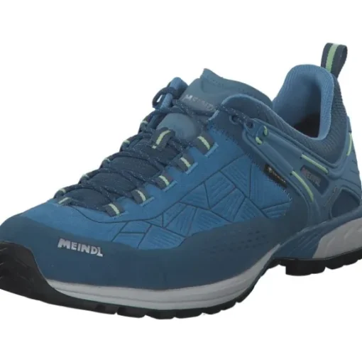 Meindl Top Trail Lady GTX 4714, Schnürschuhe, Damen, hellblau/gelb