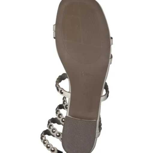 Menbur 24704, Keilsandaletten, Damen, white (beige)