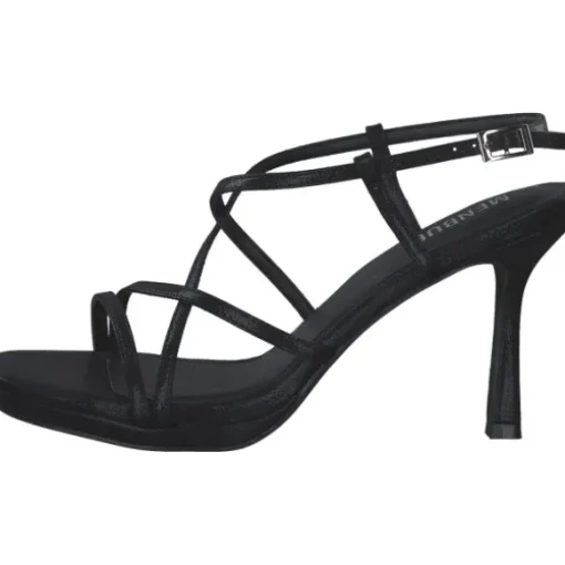 Menbur 24717, Plateau-Sandaletten, Damen, Schwarz