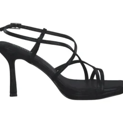 Menbur 24717, Plateau-Sandaletten, Damen, Schwarz