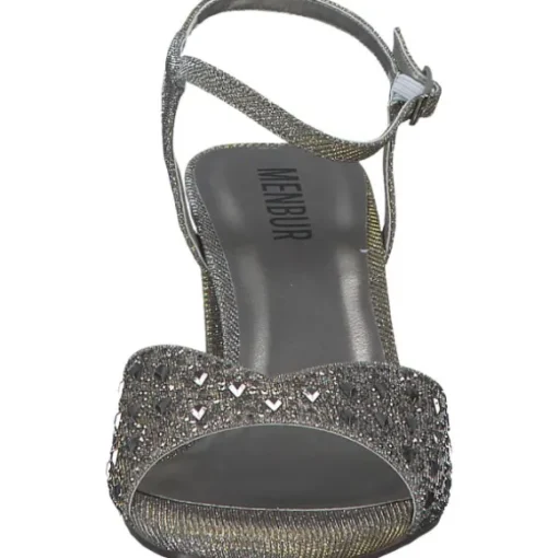 Menbur 24870, Plateau-Sandaletten, Damen, GREY