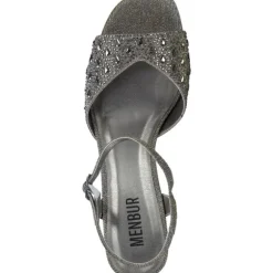 Menbur 24870, Plateau-Sandaletten, Damen, GREY