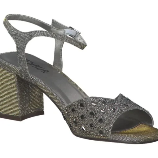 Menbur 24870, Plateau-Sandaletten, Damen, GREY